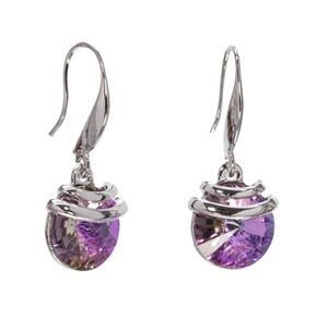 Limited Edition - Vitrail Light Spring Drop Earrings with Swarovski Crystals